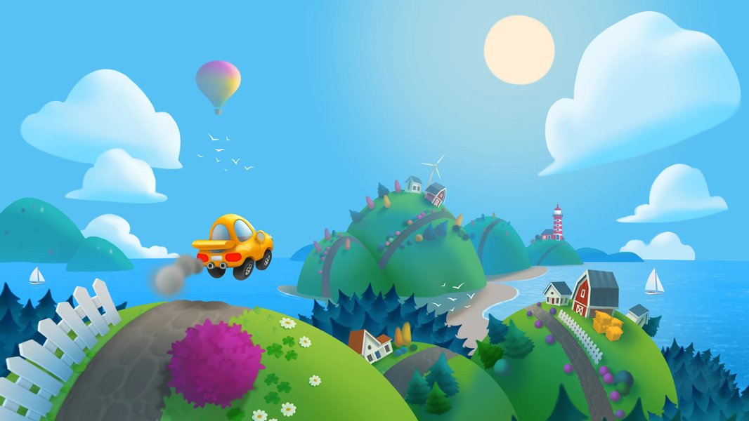 Cars Racing Games For Kids - عکس بازی موبایلی اندروید