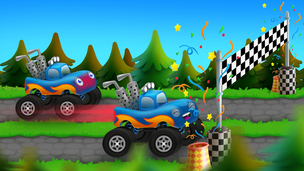 Cars Racing Games For Kids - عکس بازی موبایلی اندروید
