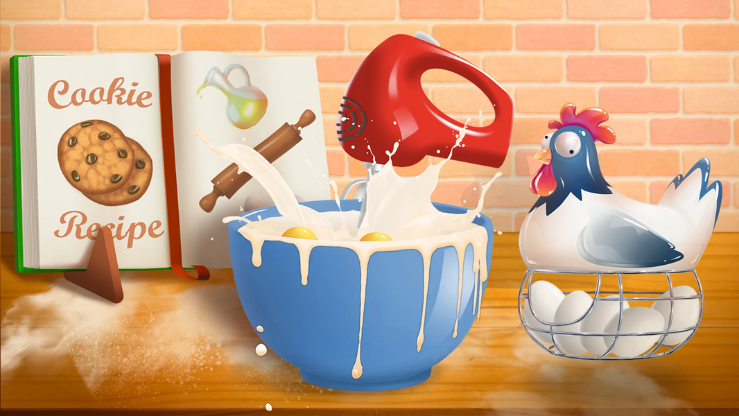 Cookie Baking Games For Kids - عکس بازی موبایلی اندروید