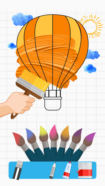 Kids Coloring Book Games - عکس بازی موبایلی اندروید