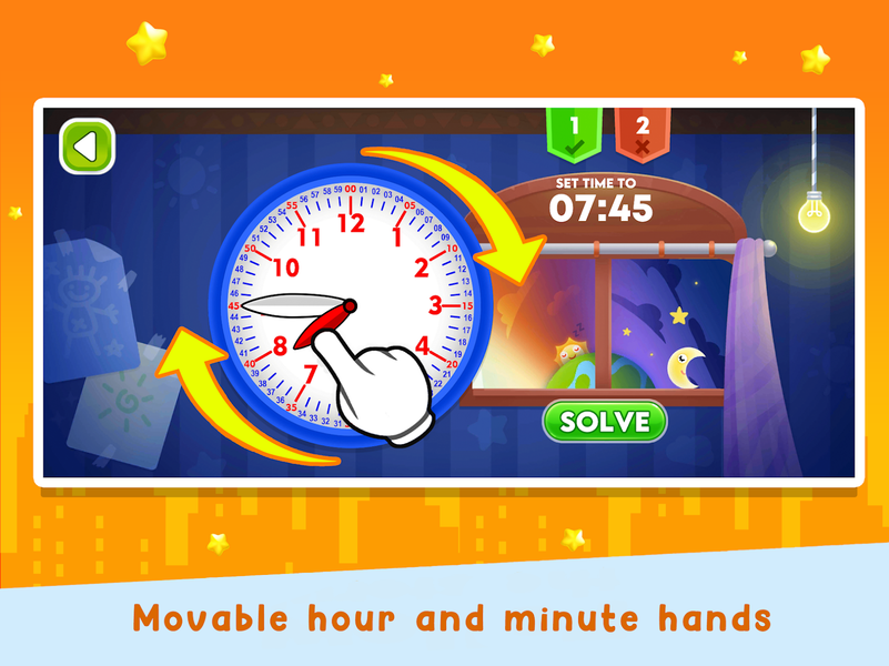 Telling Time Academy - عکس برنامه موبایلی اندروید