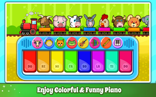 Baby Piano Games & Kids Music - Gameplay image of android game