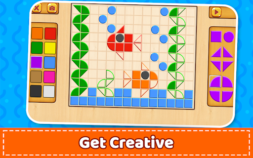 Mosaic Puzzles Art Game Kids - Gameplay image of android game