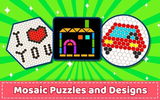 Mosaic Puzzles Art Game Kids - Gameplay image of android game