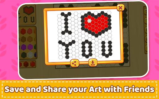 Mosaic Puzzles Art Game Kids - Gameplay image of android game
