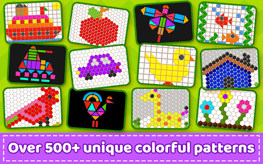 Mosaic Puzzles Art Game Kids - Gameplay image of android game