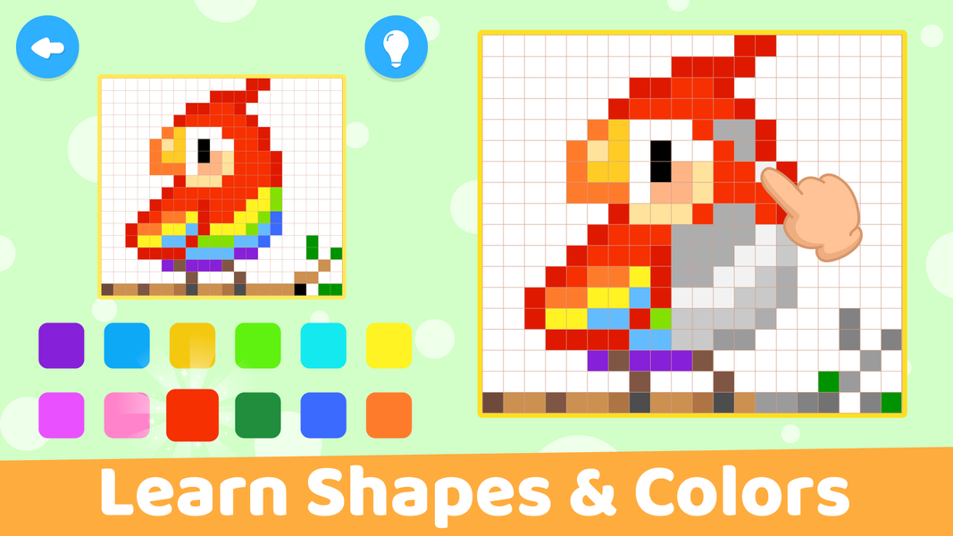 Kids Pixel Art Coloring Games - عکس بازی موبایلی اندروید