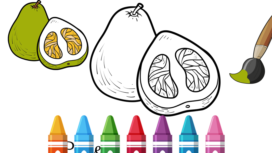 Fruits And Vegetables Coloring - عکس بازی موبایلی اندروید