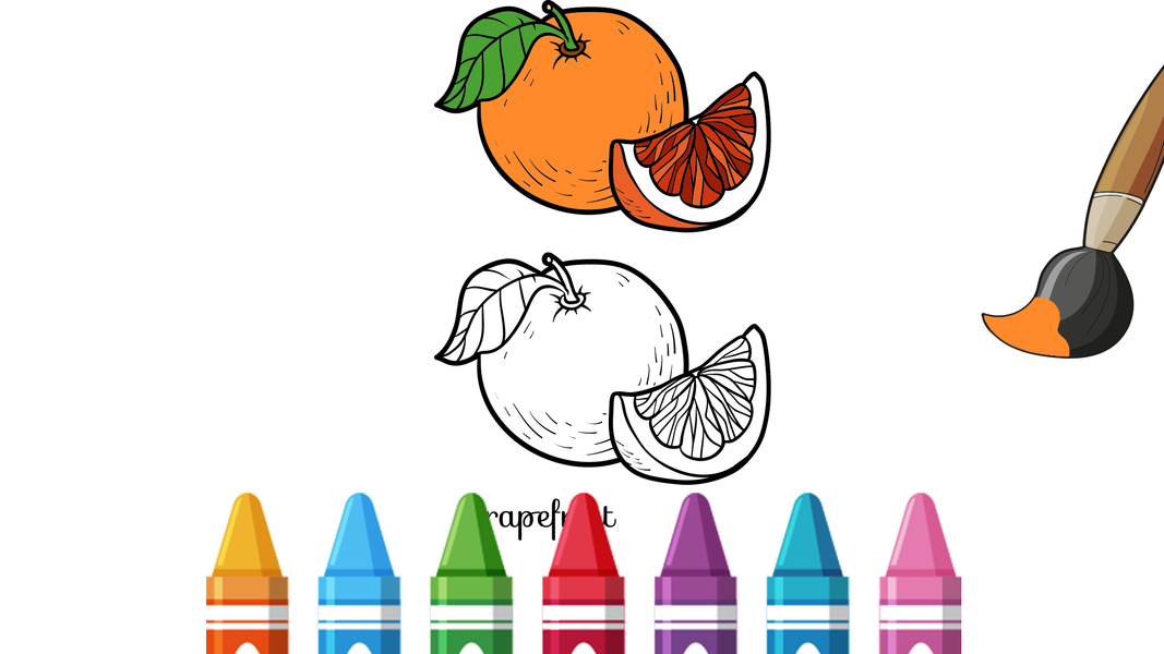 Fruits And Vegetables Coloring - عکس بازی موبایلی اندروید
