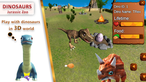 dinosaurs world games - Image screenshot of android app