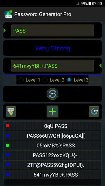 Strong Password Generator - Image screenshot of android app