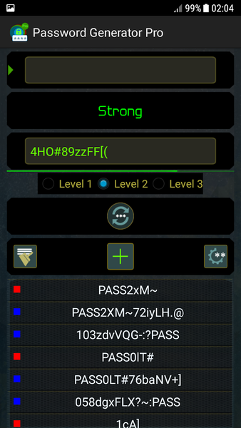 Strong Password Generator - Image screenshot of android app