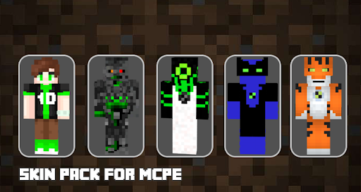 Ben 10 Alien Skinpack for MCPE - عکس برنامه موبایلی اندروید