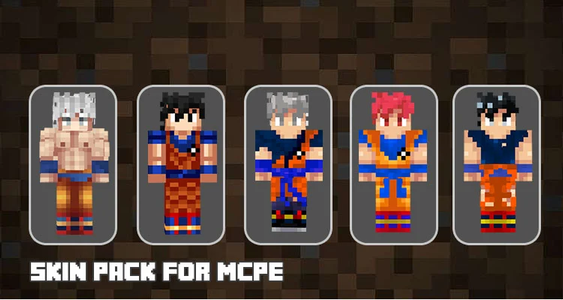 Super Saiyan 5 Goku Minecraft Skin