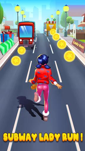 Subway Lady Run - Image screenshot of android app