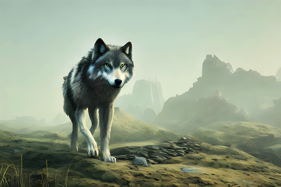 The Wild Wolf Simulator 2022 - عکس بازی موبایلی اندروید