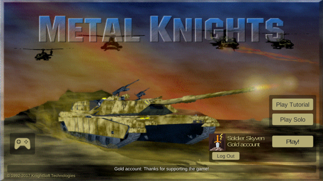 Metal Knights - Gameplay image of android game