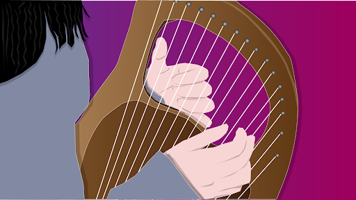 Harp - Play the Lyre Harp - Image screenshot of android app