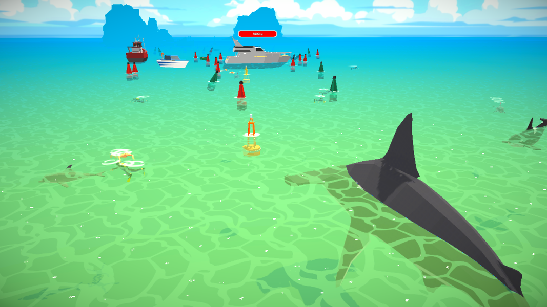 Idle Shark World - Tycoon Game - عکس بازی موبایلی اندروید