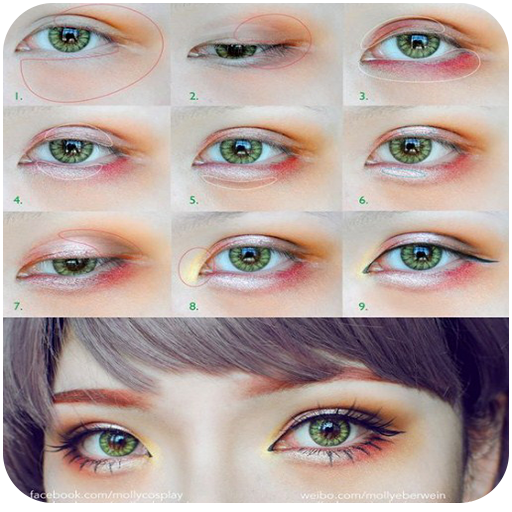 Korean Makeup Tutorial - Image screenshot of android app
