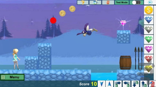 Create your Game (like mario) - Gameplay image of android game
