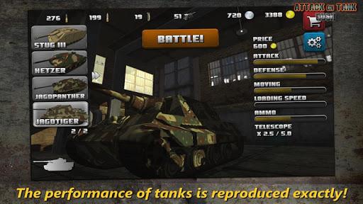 Attack on Tank : World Warfare - Gameplay image of android game