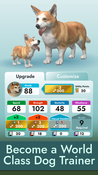 Pocket Paws: Dog Champions - Gameplay image of android game