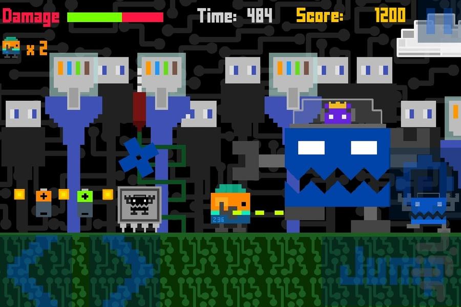 Last Pixel Defender - Gameplay image of android game