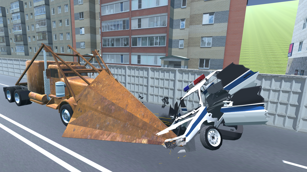 Car Crash Arena: Sandbox - Gameplay image of android game