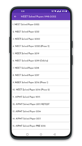 NEET Solved Papers Offline - عکس برنامه موبایلی اندروید