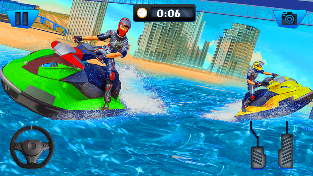 Jet Ski Boat Racing ۳D - عکس بازی موبایلی اندروید