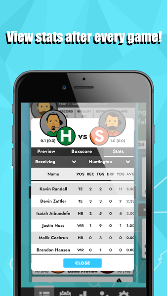 College Football: Dynasty Sim - عکس بازی موبایلی اندروید