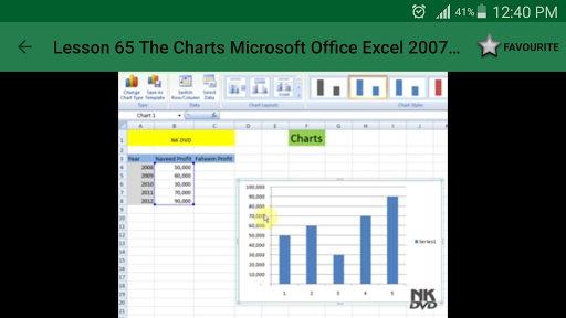 Learn MS Excel– Full Tutorials - عکس برنامه موبایلی اندروید