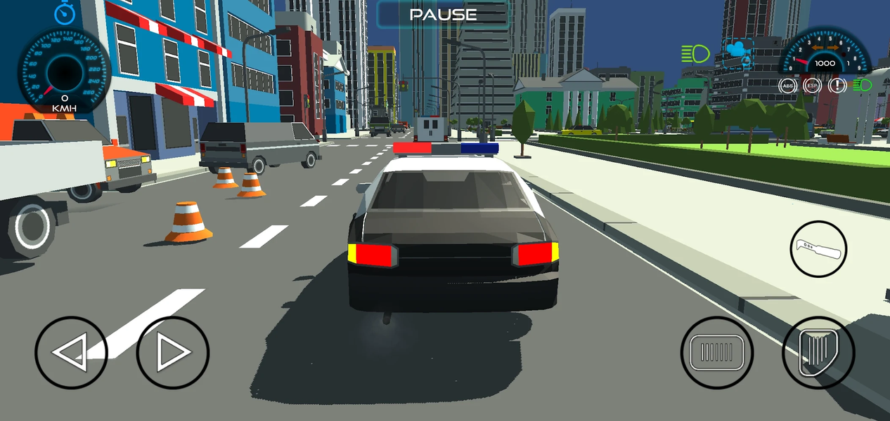 Car Driving Simulator Car Game - Gameplay image of android game