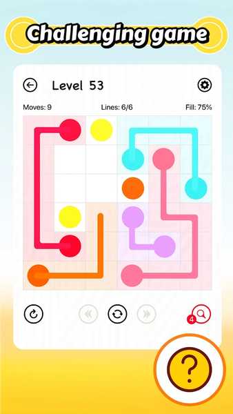Lined - connect the dots game - عکس بازی موبایلی اندروید