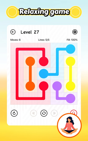 Lined - connect the dots game - عکس بازی موبایلی اندروید