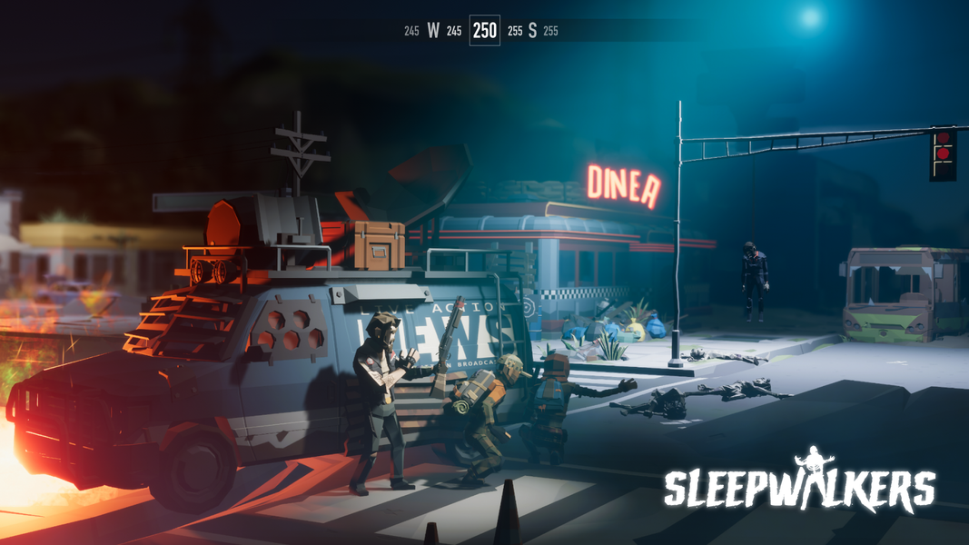SleepWalkers : Zombie War - Gameplay image of android game