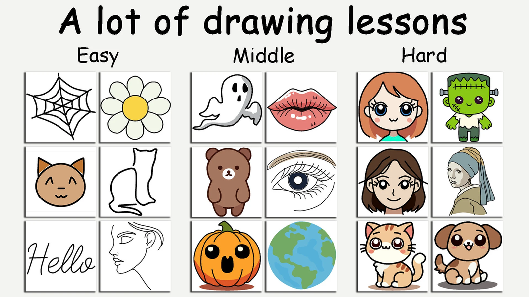 ArtLoop: Learn how to draw - عکس برنامه موبایلی اندروید