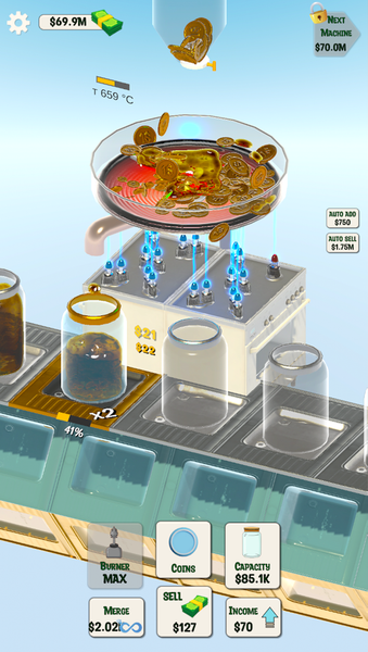 Melt and Fill - Gameplay image of android game