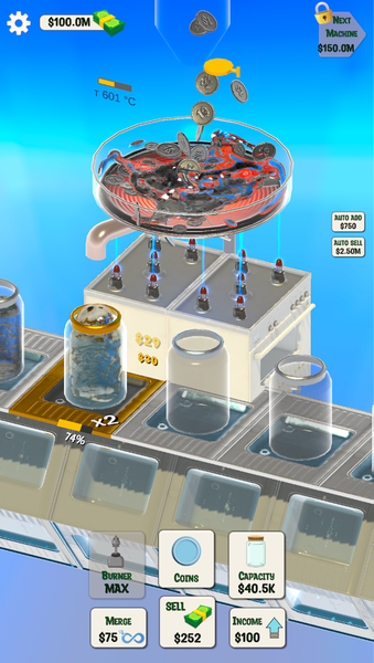 Melt and Fill - Gameplay image of android game