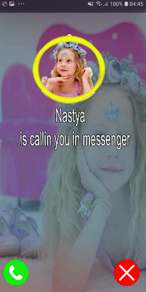 Nastya Call NOW : Fake Call 20 - عکس برنامه موبایلی اندروید