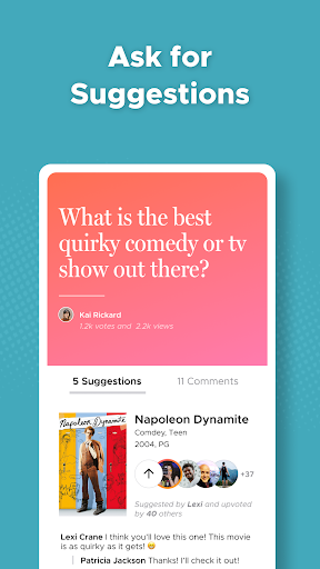 Likewise: Entertainment Picks - عکس برنامه موبایلی اندروید