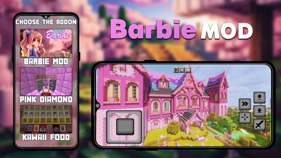 Mod Barbie Pink for Minecraft - عکس برنامه موبایلی اندروید