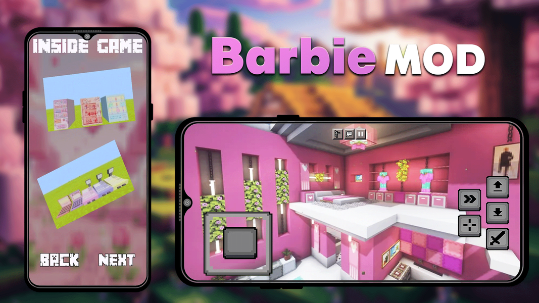 Mod Barbie Pink for Minecraft - عکس برنامه موبایلی اندروید