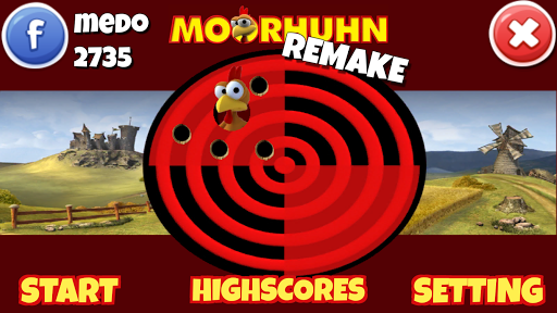 Moorhuhn - Crazy Chicken Remake - Gameplay image of android game