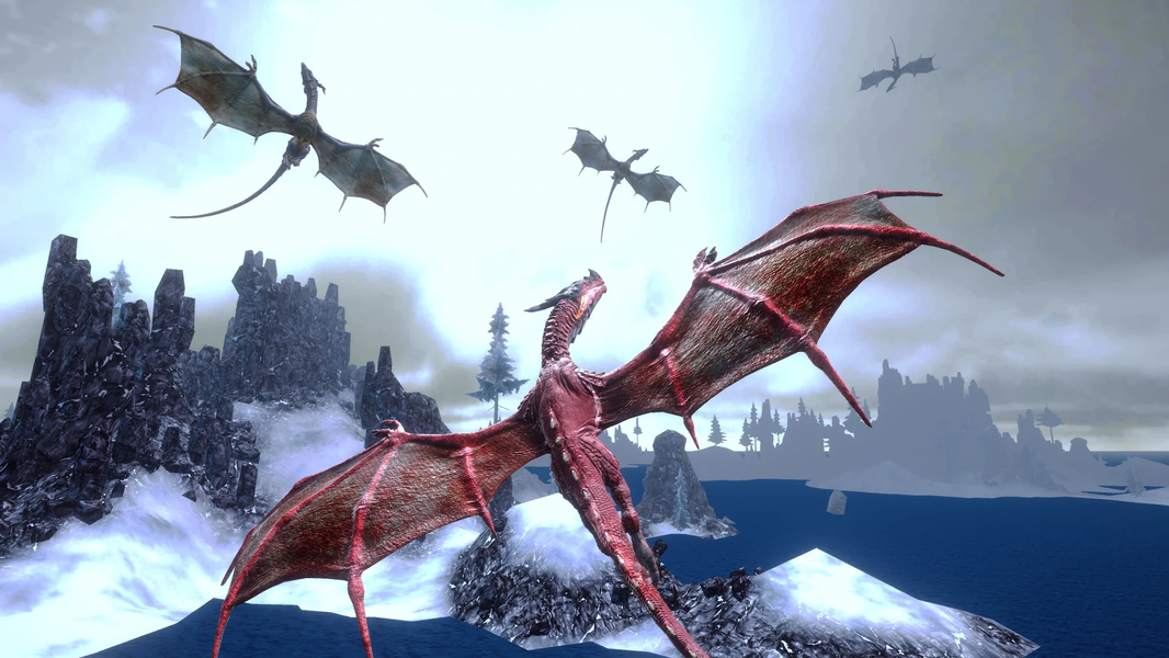 Dragon Flight Simulator Games - Gameplay image of android game