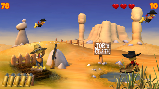 MOORHUHN - CRAZY CHICKEN WANTED - عکس بازی موبایلی اندروید