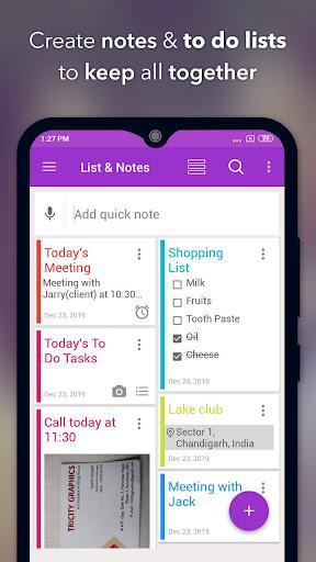 To Do List & Notes - Save Ideas and Organize Notes - Image screenshot of android app