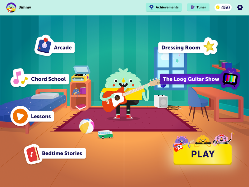 Loog Guitar - عکس بازی موبایلی اندروید