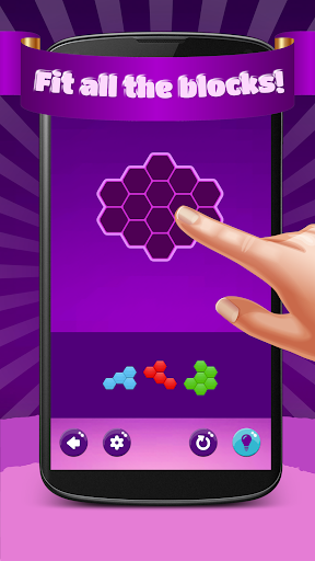 Hexa Puzzle Hero - Gameplay image of android game